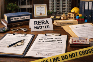 generate a realstick image on RERA Matter topic without humand and contnt