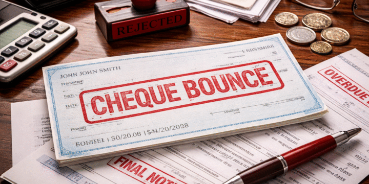 Cheque Bounce in India: Legal Action, Penalties & Complete Process Guide